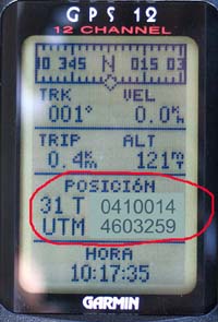 GPS capture with outcrop location data